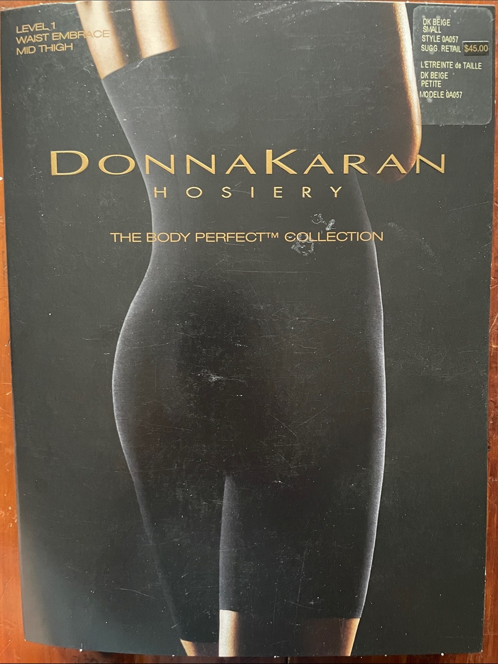 Donna Karan Black Shapewear Mid-Thigh Waist Embrace